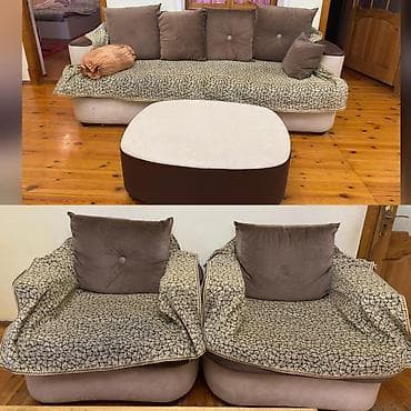 ucuz kreslolar: Divan + 2kreslo + pufik birlikde 180 azn satilir‼️temirle bagli evden — 1