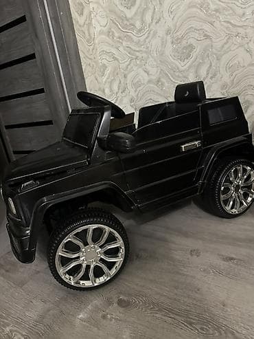 Uşaq üçün elektrik maşınları: Uşaq üçün elektrikli miniatür avtomobil – “HM.818” model. Qara rəng — 2