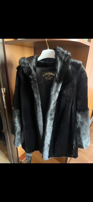 женские шапки из чернобурки: Шуба, L, цвет - Черный — 3