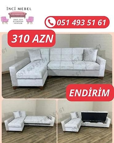 Künc divan, Yeni, Açılan, Bazalı, Parça, Şəhərdaxili pulsuz çatdırılma