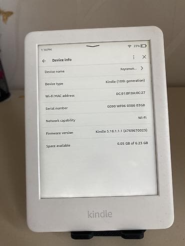 kindle azerbaijan: Model Kindle 10th Generation Model nömrəsi—J9G29R Buraxılış — 3