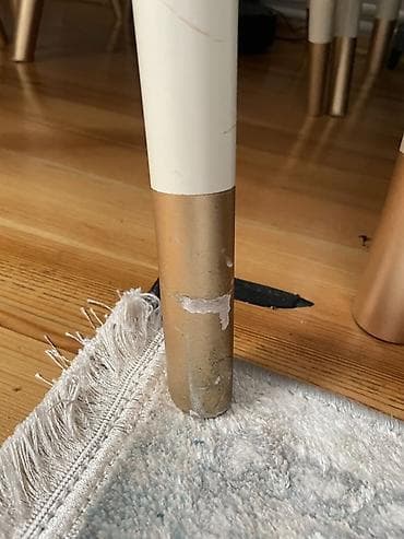 Qonaq otağı üçün, İşlənmiş, Açılmayan, Dördbucaq masa, 6 stul — 6