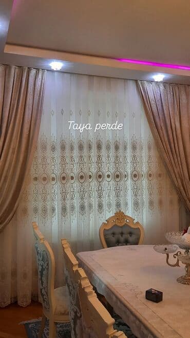 pərdə modelləri: Taya Perde kolleksiyası – pərdə və tül dəstləri - Klassik və modern — 2