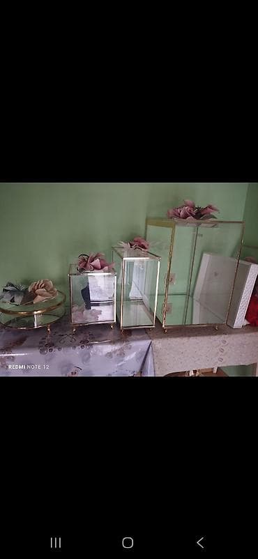 12 eded xoncadi gulnen birlikde unvan şamaxi. Şüşə vitrin və stend