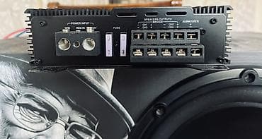 Avtomobil üçün audio sistemi – Kenwood subwoofer + Avatar ABR-1000.5 — 4