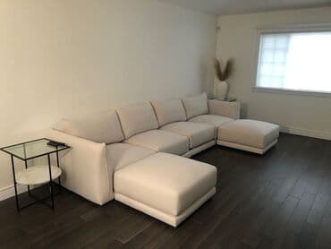 выездная химчистка мебели: Угловой диван, С подъемным механизмом, Раскладной — 7