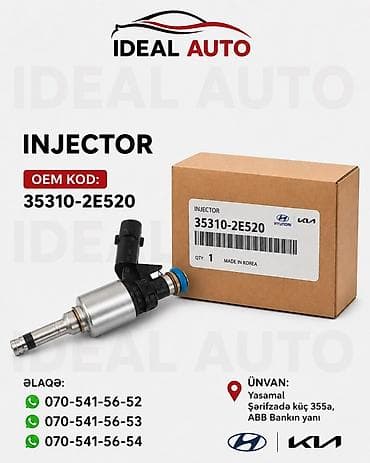 Hyundai/Kia üçün orijinal benzin injektoru - OEM kod: 35310-2E520 - lalafo.az -da Hyundai/Kia üçün orijinal benzin injektoru - OEM kod: 35310-2E520 -