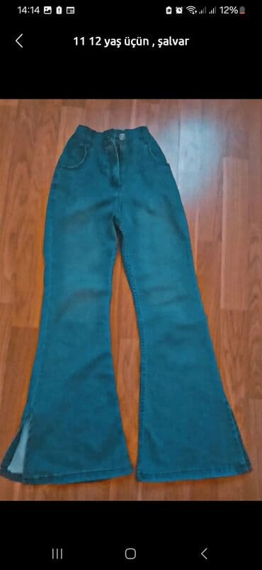 şalvar qız üçün: Gündəlik şalvar, Qız üçün, 12 - 14 yaş, Defacto — 1