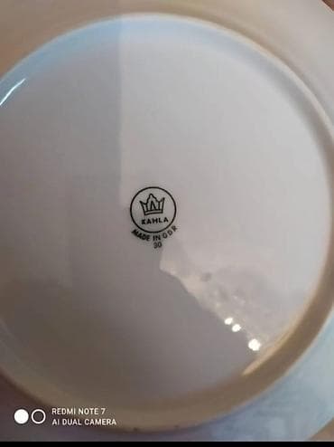 çaynı servis: Nahar dəsti, Farfor, Madonna, 6 nəfərlik, Almaniya — 2