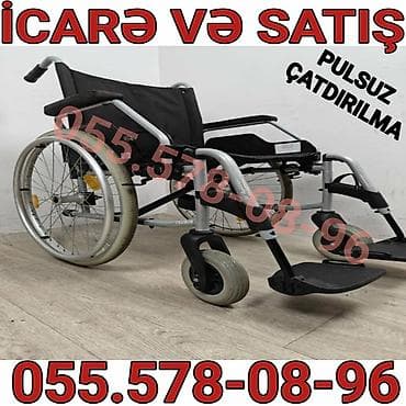 İcarə və satış üçün əlil arabası - Sadə və yüngül konstruksiya