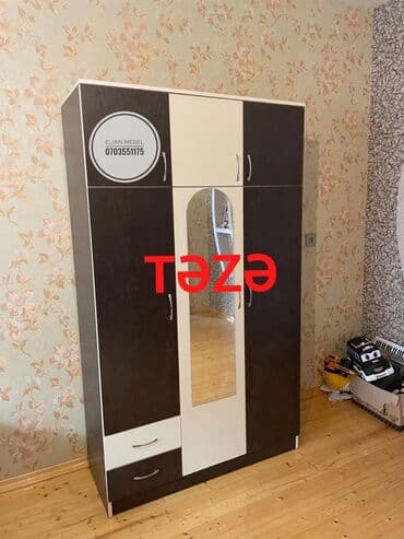 şifoner dolab: Yeni, Açılan, 3 qapılı Düz dolab, Şifonyer, Azərbaycan — 4