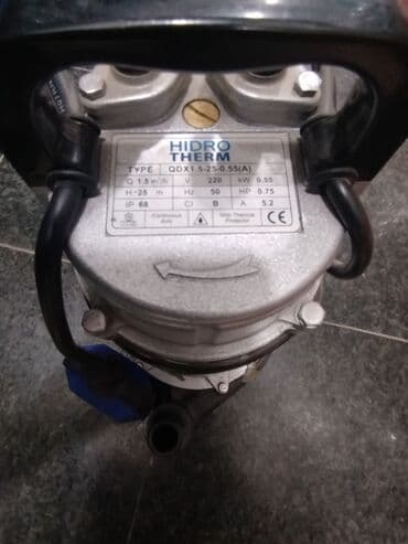 super gun nar deaktiv etmek: HIDRO THERM markalı bu su dalğıc nasosu, QDX1.5-25-0.55(A) model — 2