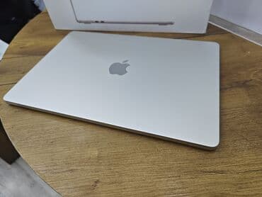 apple notebook qiymeti: Apple Macbook Air Cup Apple M3 RAM 8GB SSD 256GB Ekran 15 inc Cycle — 4