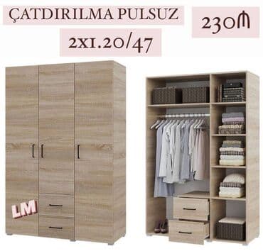 3 qapılı Dolab-asılqan