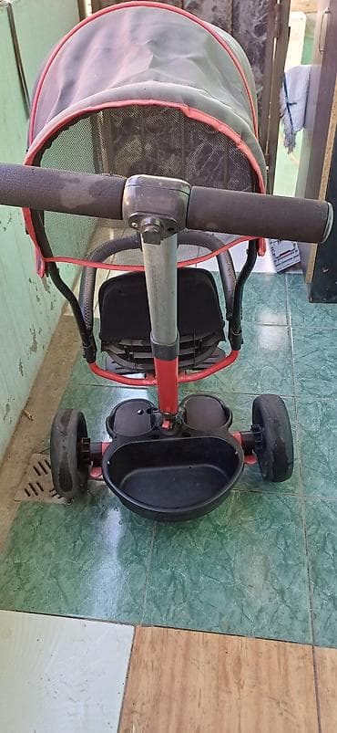 Aşağı yeridə var. Uşaq üçtəkəri – pedallı, ön təkər sürüş yönümlü — 10