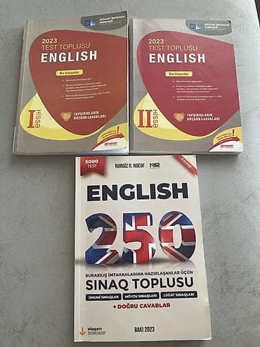 İngilis dili test və sınaq topluları dəsti Tərkib: 2023 “Test Toplusu — 1
