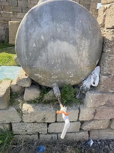 Bak, Paslanmayan polad, 1000 l l, İşlənmiş