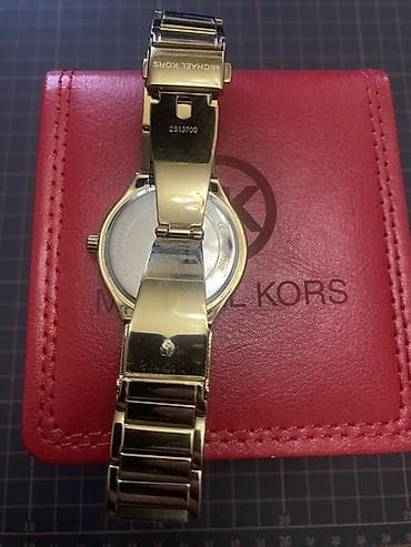 bil: İşlənmiş, Qol saatı, Michael Kors, rəng - Qızılı — 5