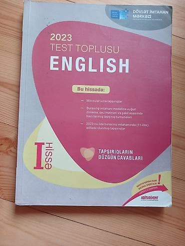 İngilis dili Testlər 11-ci sinif, DİM, 1-ci hissə, 2023 il