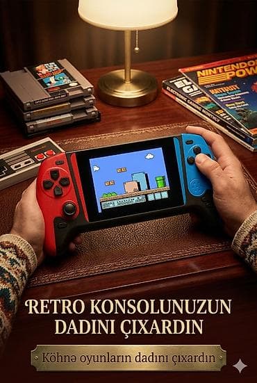oyun rolari: Retro əl oyun konsolu – 500-in-1 - Daşınan, əllə tutulan retro oyun — 2