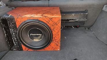 mp3 fm modulator: Avtomobil üçün səs sistemi – Pioneer sabvufer + Sony gücləndirici - — 1