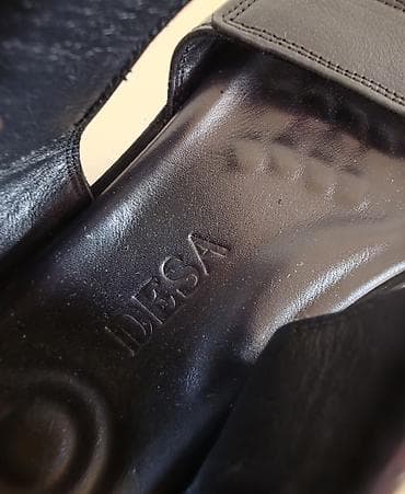 elektırık sabo: DESA kişi sandaleti Yeni. - Rəng: qara - Material: təbii dəri üst — 1