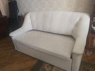 lil solid 2 plus: Açılan mexanizmli iki nəfərlik divan - Rəng: ağ - Parça: yumşaq — 5