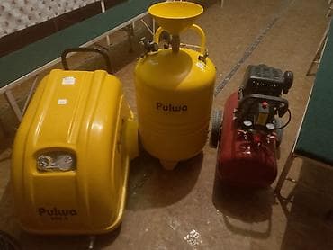 Pulwa markalı peşəkar təmizlik və avtoyuma avadanlıqları komplekti -