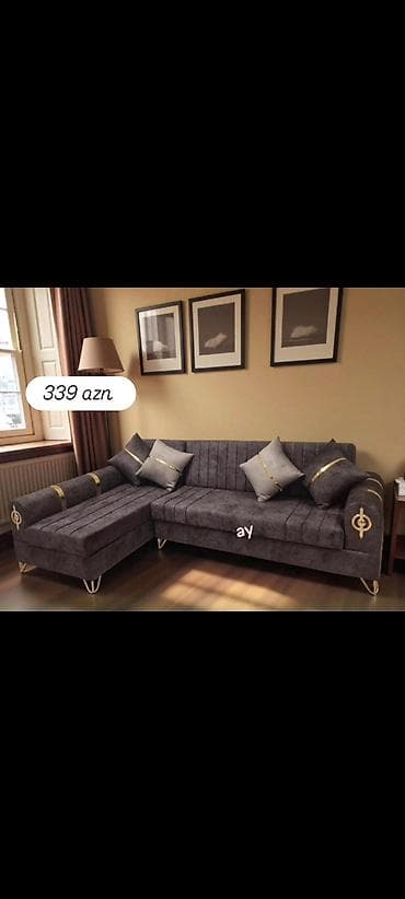 Künc divan, Qonaq otağı üçün, Bazalı, Açılan