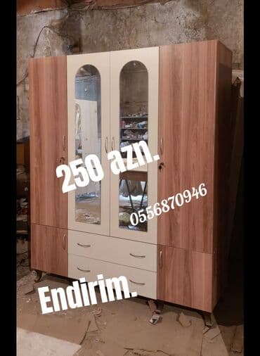 mətbəx skaflari: Yeni, Açılan, 3 qapılı Düz dolab, Qarderob, paltar dolabı, Azərbaycan — 7