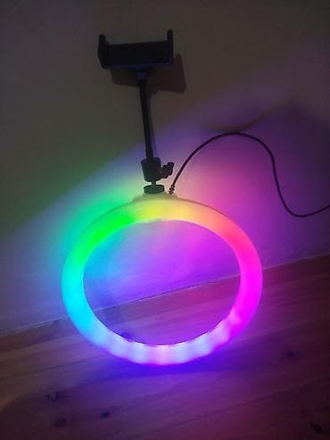 Tək rəng və rəngbərəng seçim. RGB LED halqa işıq – telefon tutacaqlı