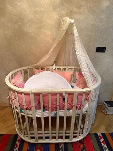 Qız üçün, Yumru, Beşik, Dəst ilə, Matras ilə, Yellənmə mexanizm ilə lalafo.az -da Qız üçün, Yumru, Beşik, Dəst ilə, Matras ilə, Yellənmə mexanizm ilə