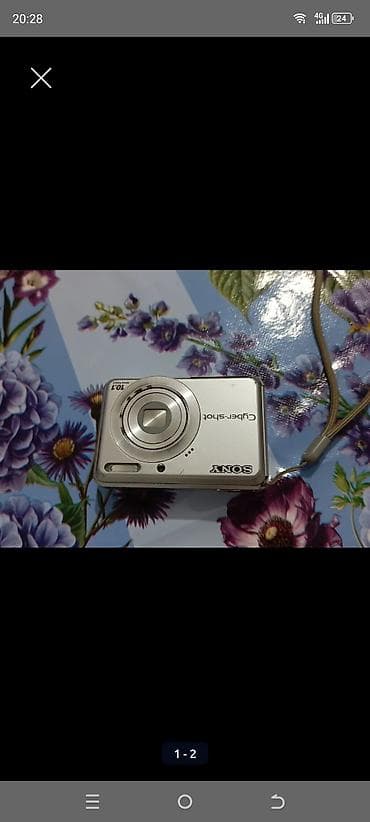 iphone 15 ucuz: Sony Cyber-shot kompakt fotoaparat - 10.1 megapiksel həlli - Sony — 2