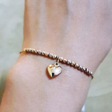 tək qaş: Bilərzik, Pandora, Sarı qızıl, 585 Əyar, 167 g — 1