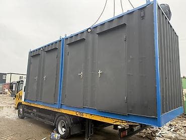 Metal karkaslı, modul tipli sanitar konteyner - 20 fut ölçülü metal — 1