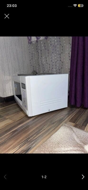 qaz 4 göz: Mikrodalğalı soba Ayrıca dayanan, Mikrodalğalar ilə, rəng - Ağ — 2