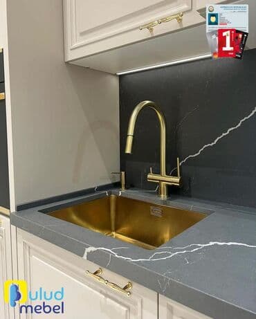 стиль прованс мебель: Sifarişlə mətbəx dəsti, Özü çəkən petlələr, Sadə laminat, Kredit var, Rayonlara çatdırılma, Ünvandan götürmə, Pulsuz çatdırılma — 5