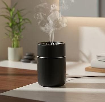 ev soyuducusu: USB mini hava nəmləndirici və aroma difuzoru - Kompakt silindrik — 2