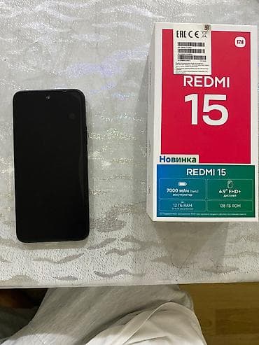 Elektronika: Redmi 128 GB, rəng - Qara, Barmaq izi, Face ID — 2