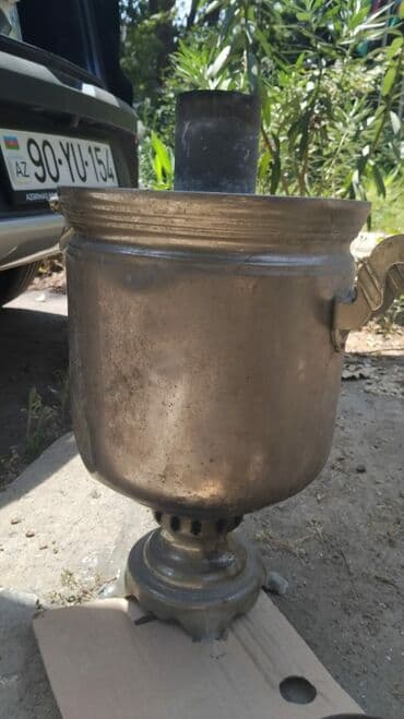 suvenir samovar: İşlənmiş Od Samovar, 5 l, Pulsuz çatdırılma — 4