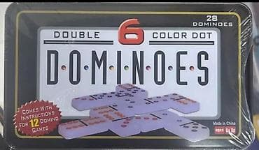 Məhsul: Double Six Color Dot Dominoes dəsti - 28 ədəd domino fişi –