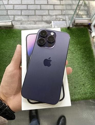 IPhone 14 Pro, 128 GB, Deep Purple, Simsiz şarj