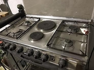 silverline soba: Mətbəx üçün kombinə olunmuş plitə-soba dəsti - Tip: Qaz-elektrik — 5