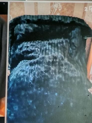 brezent parça: Məxməri pərdə parçası – tünd çəhrayı/füşya rəng - Material: yumşaq — 3