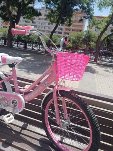 qızlar üçün hədiyyələr: Yeni İki təkərli Uşaq velosipedi 12", sürətlərin sayı: 1, Ünvandan götürmə — 6