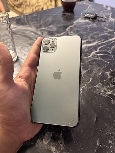 iphone xs irşad: IPhone 11 Pro Max, 64 GB, Matte Midnight Green, Face ID — 2