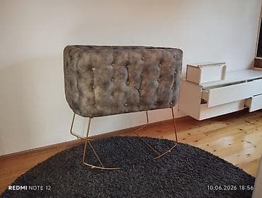 doşek: Xüsusi dizayn yelləncək beşik - Material: yumşaq məxməri/quzu dərisi — 3