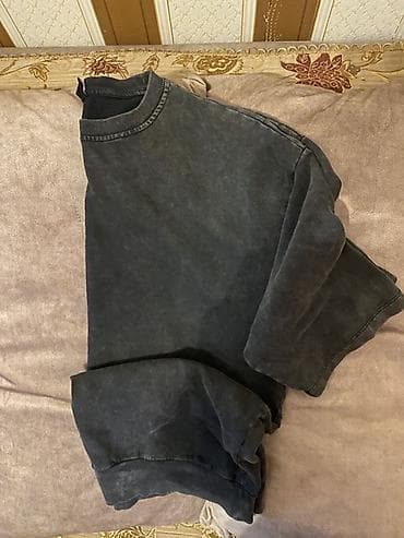 Corab və alt paltarı: Svitşot, Defacto, M, rəng - Boz — 2