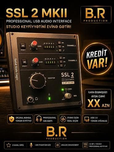 monitir: SSL 2 MKII – Professional USB Audio Interface - 2 kanal giriş, 32-bit — 1