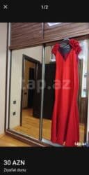 вечернее платье шифоновый: WhatsAppa yazın. Məhsul: Ziyafət donu 38 ölçü - Rəng: Parlaq qırmızı — 1